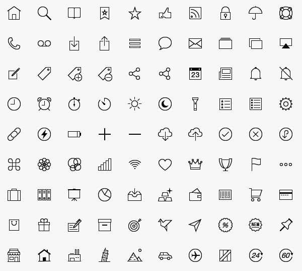 200 iOS Tab Bar Icons